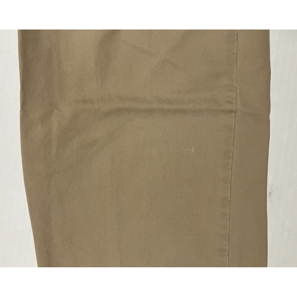 J Crew Pants Essential Chino Tan Khaki Flat Front Slash Pockets Men Size 32 X 29 - Picture 9 of 13